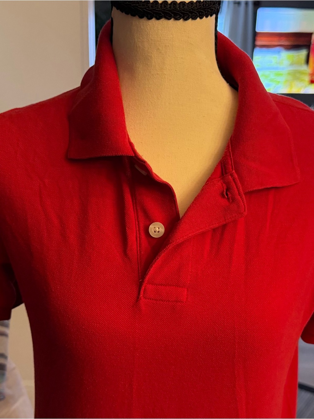 Red Men's Polo Shirt